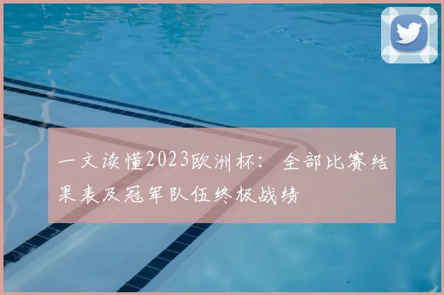 一文读懂2023欧洲杯：全部比赛结果表及冠军队伍终极战绩